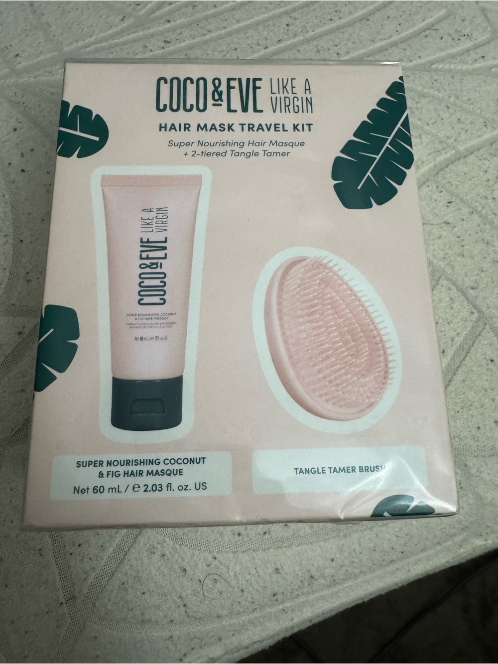 Coco & Eve Like A Virgin Hair Mask Travel Kit — Pink